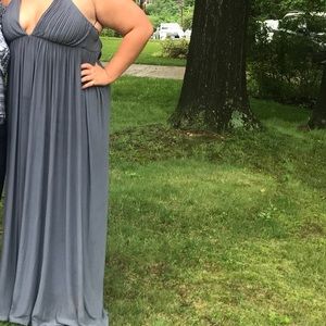Lulus XL Prom Dress in Grey